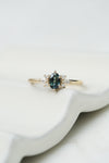 JANE Ring // Australian Teal Sapphire // Small