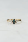 JANE Ring // Australian Teal Sapphire // Small