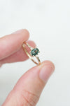 PRÊTE À PARTIR // Bague KALA // Saphir teal