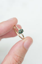 PRÊTE À PARTIR // Bague KALA // Saphir teal