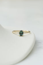 PRÊTE À PARTIR // Bague KALA // Saphir teal