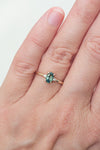 KALA Ring // Green Sapphire