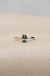 KALA Ring // Green Sapphire