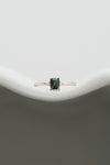 READY TO SHIP // LEA Ring // Green Sapphire