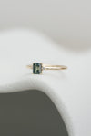 READY TO SHIP // LEA Ring // Green Sapphire