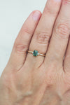 READY TO SHIP // LEA Ring // Green Sapphire