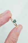 READY TO SHIP // LEA Ring // Green Sapphire
