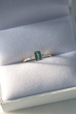 PRÊTE À PARTIR // Bague LÉA // Saphir Aqua