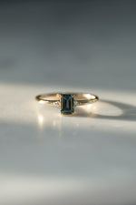 PRÊTE À PARTIR // Bague LÉA // Saphir Aqua