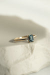 PRÊTE À PARTIR // Bague LÉA // Saphir Aqua