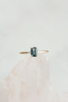 READY TO SHIP // LÉA Ring // Teal sapphire 