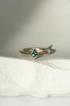 READY TO SHIP // LIVIA Ring // Green Sapphire 0.35ct