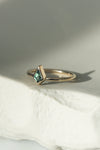 READY TO SHIP // LIVIA Ring // Green Sapphire 0.35ct