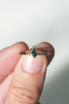 READY TO SHIP // LIVIA Ring // Green Sapphire 0.35ct