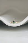 READY TO SHIP // LIVIA Ring // Green Sapphire 0.60ct