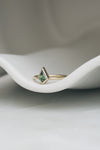 READY TO SHIP // LIVIA Ring // Green Sapphire 0.60ct