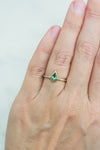 READY TO SHIP // LIVIA Ring // Green Sapphire 0.60ct
