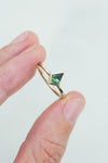 READY TO SHIP // LIVIA Ring // Green Sapphire 0.60ct