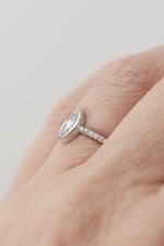 READY TO SHIP // MILA Ring + pavé // 0.30ct Canadian Diamond