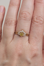 TALIA ring // Yellow sapphire