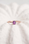 PRÊTE À PARTIR // Bague NOLA // Saphir mauve