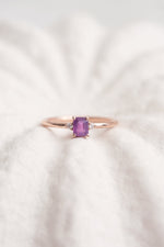 PRÊTE À PARTIR // Bague NOLA // Saphir mauve