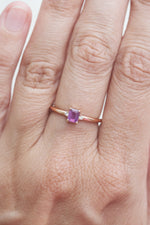 PRÊTE À PARTIR // Bague NOLA // Saphir mauve