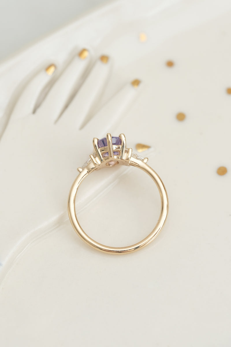 READY TO SHIP // ORIANE Ring // Blue sapphire 1.62ct