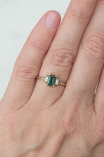 READY TO SHIP // RHYA Ring // Green Sapphire