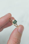 READY TO SHIP // RHYA Ring // Green Sapphire