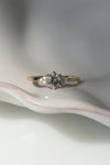 READY TO SHIP // TALIA Ring // Champagne-gray diamond 0.51ct