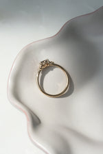 READY TO SHIP // TALIA Ring // Champagne-gray diamond 0.51ct