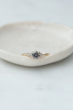 READY TO SHIP // TALIA Ring // Champagne-gray diamond 0.51ct