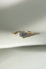 READY TO SHIP // TALIA Ring // Champagne salt and pepper diamond 0.66ct