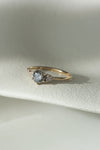 READY TO SHIP // TALIA Ring // Champagne salt and pepper diamond 0.66ct