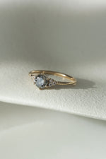 READY TO SHIP // TALIA Ring // Champagne salt and pepper diamond 0.66ct