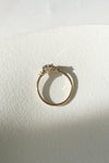 READY TO SHIP // TALIA Ring // Champagne salt and pepper diamond 0.66ct