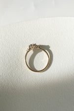 READY TO SHIP // TALIA Ring // Champagne salt and pepper diamond 0.66ct