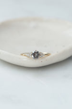 READY TO SHIP // TALIA Ring // Champagne salt & pepper diamond 0.53ct