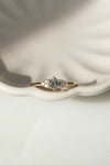 READY TO SHIP // TALIA Ring // Salt and pepper gray diamond 0.35ct