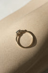 READY TO SHIP // TALIA Ring // Salt and pepper gray diamond 0.66ct
