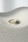 READY TO SHIP // TALIA Ring // Salt & Pepper Gray Diamond 0.58ct