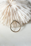 READY TO SHIP // TALIA Ring // Pale gray salt and pepper diamond 0.50ct