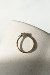 READY TO SHIP // TALIA Ring // Pale gray salt and pepper diamond 0.47ct