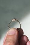 READY TO SHIP // TALIA Ring // Black salt and pepper diamond 0.48ct