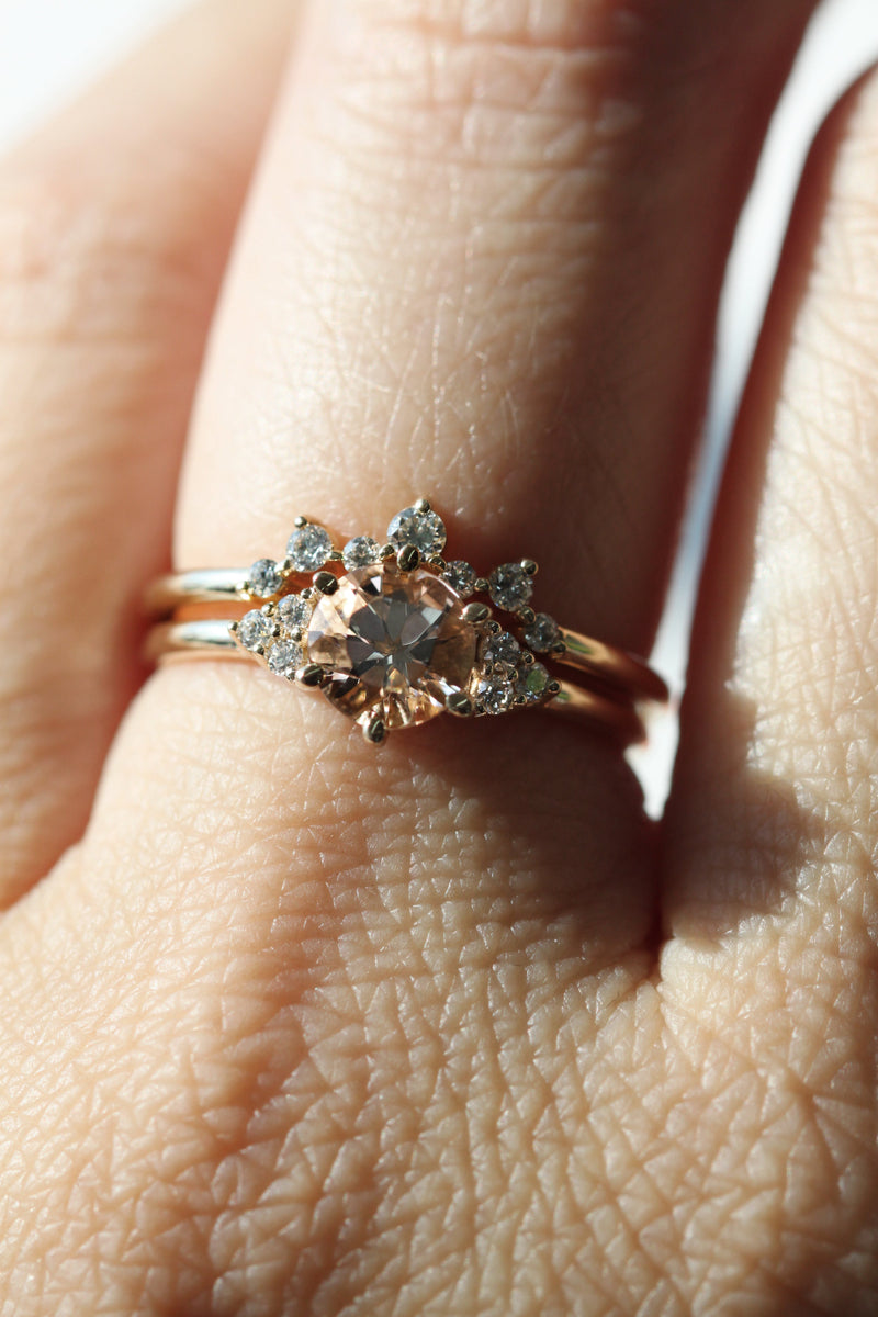 TALIA ring // Morganite 6 mm