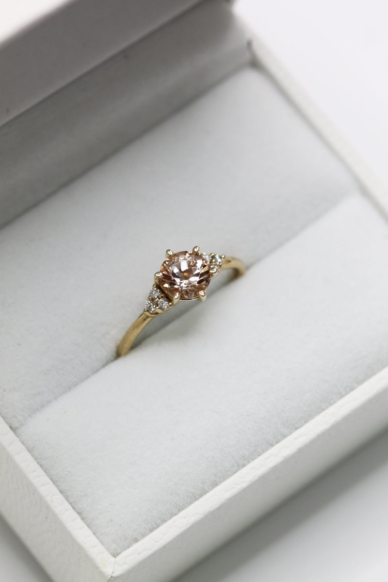 TALIA ring // Morganite 6 mm