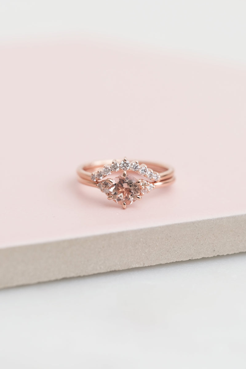 TALIA ring // Morganite 6 mm