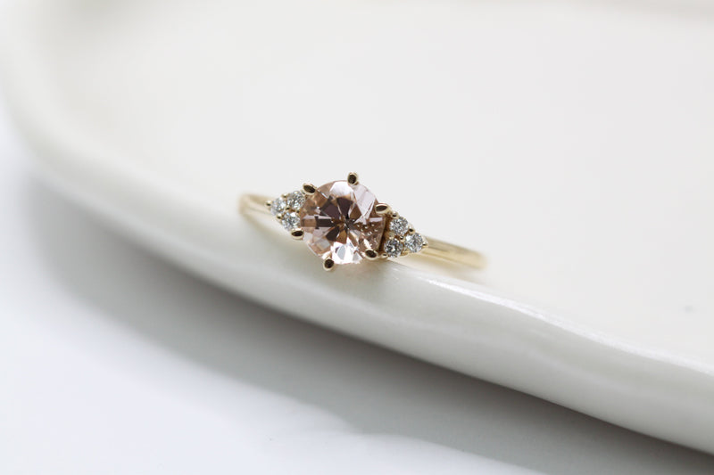 TALIA ring // Morganite 6 mm
