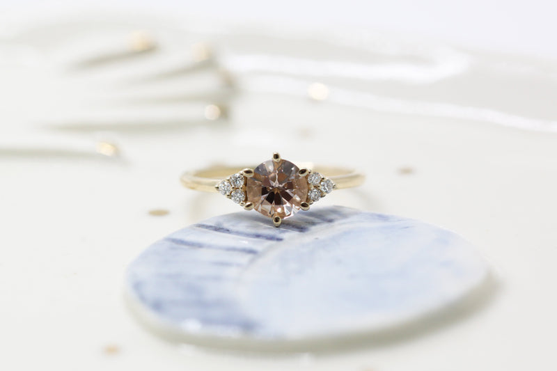 TALIA ring // Morganite 6 mm